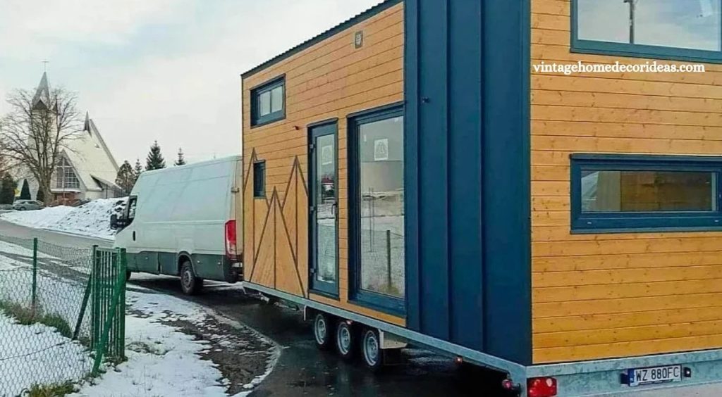 One Clever Feature Transforms the Layout of This Rustic Tiny Home Feature